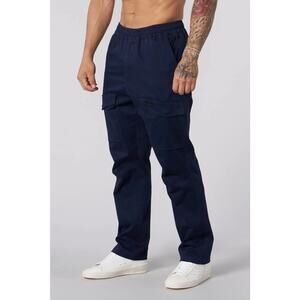 YoungLA Navy Cargo Pants Men’s L‎ | Streetwear Utility Pockets